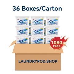 【36 Boxes 1080 PACs】Hanka 3-in-1 Laundry Detergent Pods