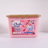 【24 Boxes 1008 PACs】3-in-1 Dokfu Heart-Shaped Laundry Capsules