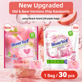 【30 PACs】3-in-1 Long-Lasting White Peach Fragrance Laundry Pods 【Free Shipping】