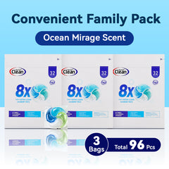 【90 PACs】4-in-1 Ultimate Deep Clean Laundry 【Free Shipping】