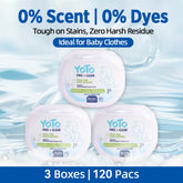 【120 PACs】All-in-One Free & Clear Laundry Pods 【Free Shipping】