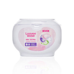 【24 Boxes 864 PACs】4 in 1 Hypoallergenic Laundry Capsule