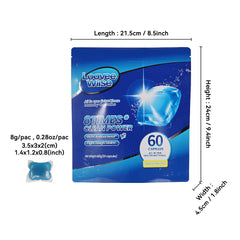 【180 PACs】LooveeWiise All-in-one Laundry Capsules 【Free Shipping】