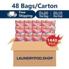【Clearance Sale • Free Shipping】3-in-1 Long-Lasting White Peach Fragrance Laundry Pods