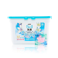 【24 Boxes 672PACs】Huajifang, 5D Laundry Pods Green