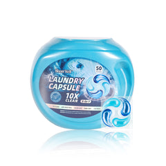 【20 Boxes 1000PACs】5-in-1 BloomWell Deep Clean Laundry Capsules