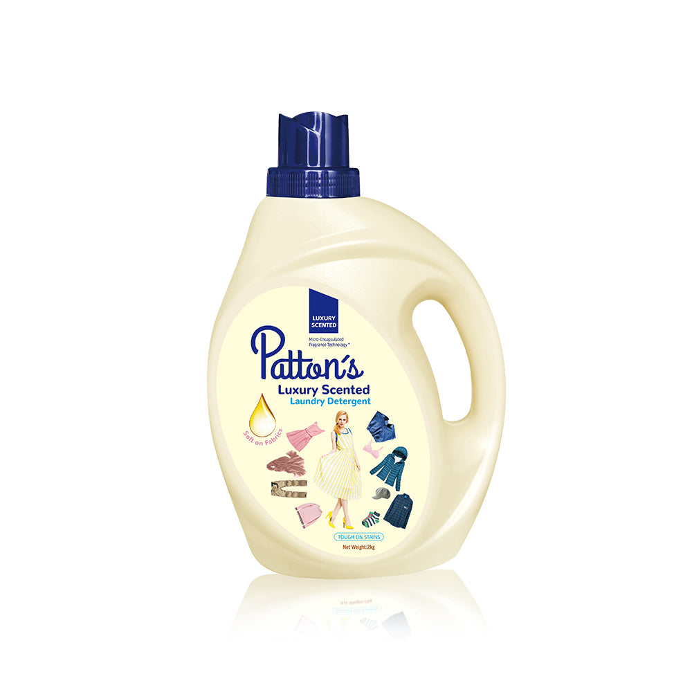 【10bottles/Carton】2KG Pattan’s Perfume Wash Cleaner Anti-Mite Anti-Bacterial Laundry Liquid
