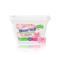 【36 Boxes 1080 PACs】BloomWell 3-in-1 Laundry Detergent Pods