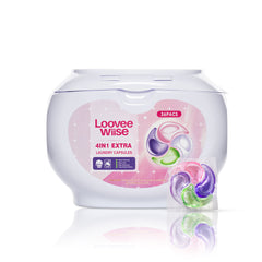 【24 Boxes 864 PACs】4 in 1 Hypoallergenic Laundry Capsule