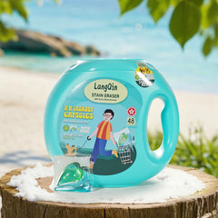【12 Boxes 576PACs】-in-1 LangQin Deep Clean Laundry Capsules