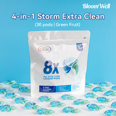 【90 PACs】4-in-1 Ultimate Deep Clean Laundry 【Free Shipping】
