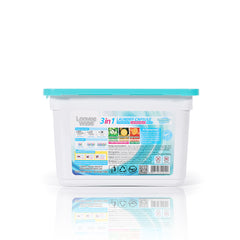 【24 Boxes 1200 PACs】3-in-1 LooveeWiise Heart-Shaped Laundry Capsules