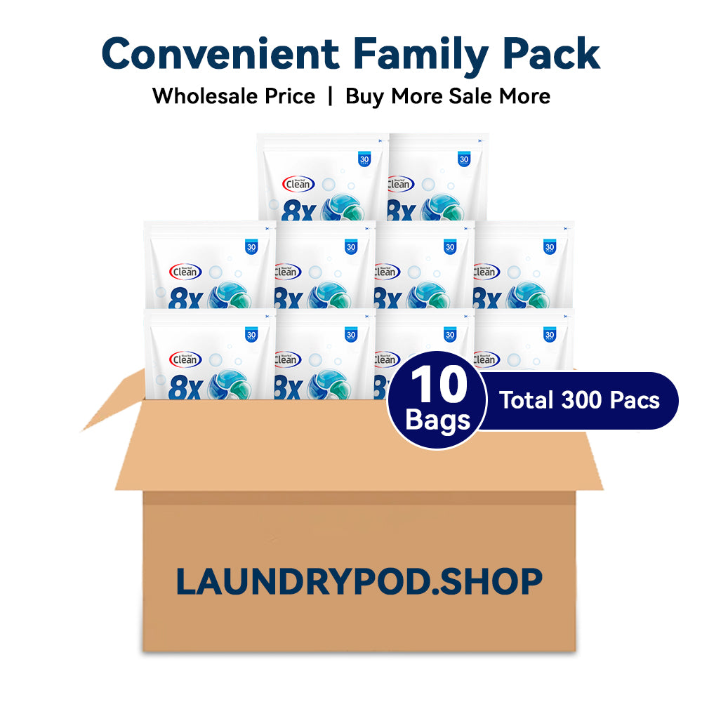 4-in-1 Ultimate Deep Clean Laundry Pods from 300 PACS