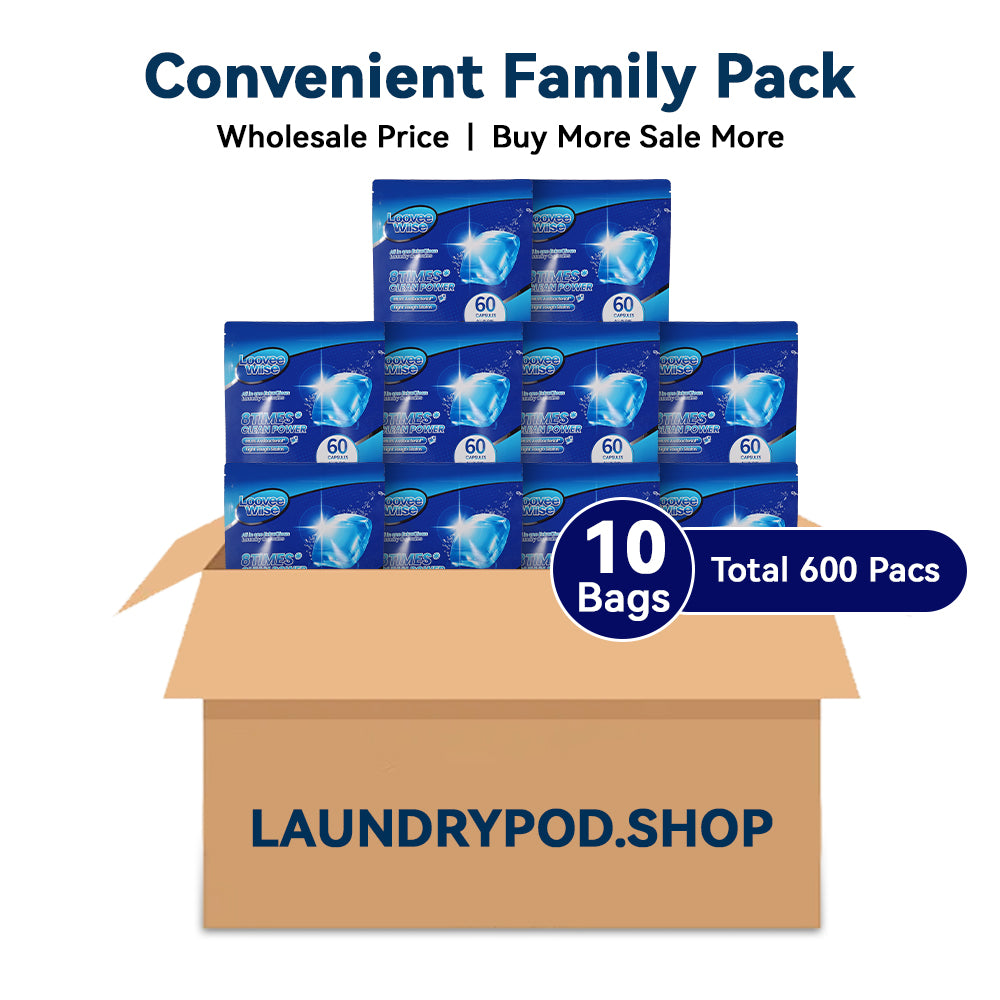 LooveeWiise All-in-one Laundry Capsules from 600 PACS