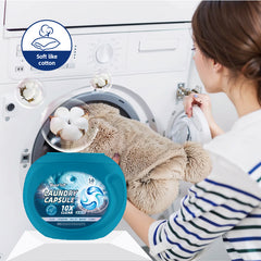 【20 Boxes 1000PACs】5-in-1 BloomWell Deep Clean Laundry Capsules