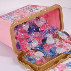 【24 Boxes 1008 PACs】3-in-1 Dokfu Heart-Shaped Laundry Capsules