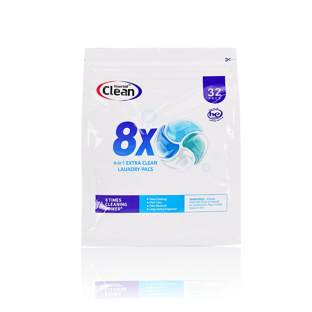 【40 Bags 1280 PACs】4-in-1 Ultimate Deep Clean Laundry Pods