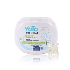 【36 Boxes 1440 PACs】All-in-One Free & Clear Laundry Pods