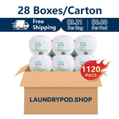 【Bulk Packs】All-in-One Free & Clear Laundry Pods