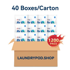 【40 Bags 1200 PACs】4-in-1 Ultimate Deep Clean Laundry Pods
