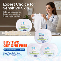【120 PACs】All-in-One Free & Clear Laundry Pods 【Free Shipping】