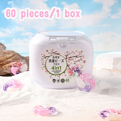 【20 Boxes 1200PACs】4-in-1 Huajianfang Deep Clean Laundry Capsules