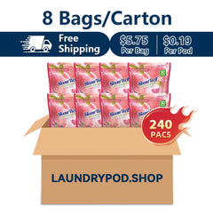 【Clearance Sale • Free Shipping】3-in-1 Long-Lasting White Peach Fragrance Laundry Pods