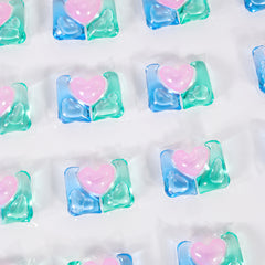 【24 Boxes 1200 PACs】3-in-1 LooveeWiise Heart-Shaped Laundry Capsules