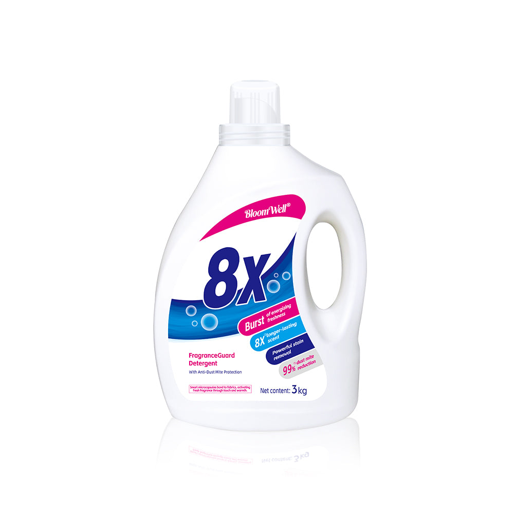 【6bottles/Carton】3KG Bloom Well 8X Infinite Charm Perfume Disinfectant Laundry Liquid