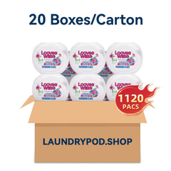 【20 Boxes 1120PACs】5-in-1 LooveeWiise Deep Clean Laundry Capsules
