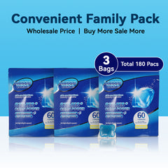 【180 PACs】LooveeWiise All-in-one Laundry Capsules 【Free Shipping】